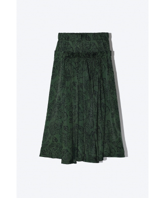【TOGA TOO】Inner print skirt