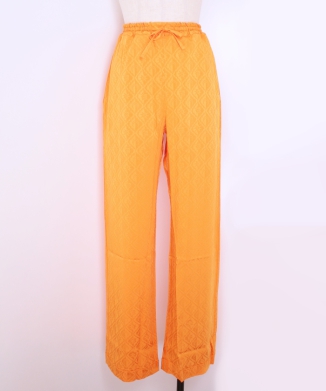 MOON DIAMANT SATIN JACQUARD BAGGY PANTS
