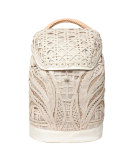 Cording Embroidery Backpack