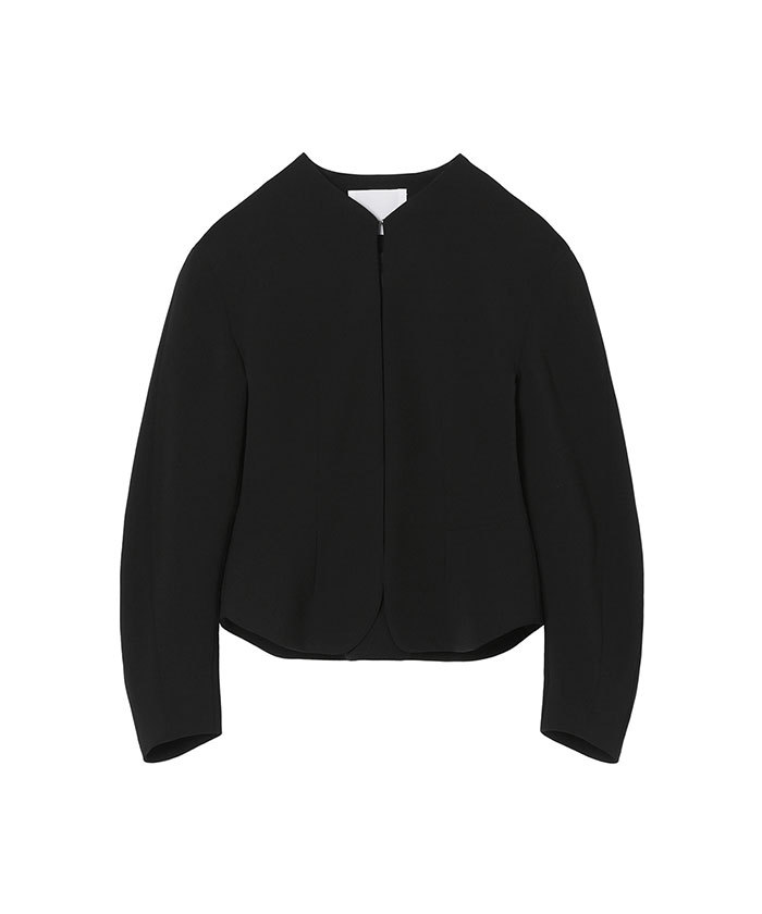 Triacetate Polyester Collarless Jacket(F241S020)｜阪急百貨店