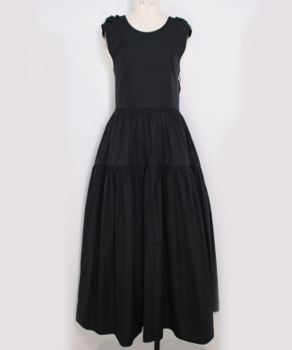 RUTH GOWN COTTON BLACK