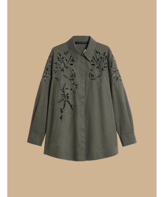 エンブロイダリーポプリンチュニック