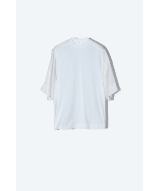 【TOGA PULLA】Cotton jersey T-shirt