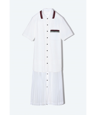 【TOGA PULLA】Code pique jersey shirt dress