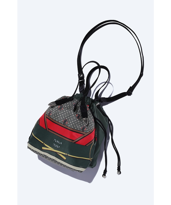 今期 TOGA TOO トーガ PRINT DRAWSTRING BAG
