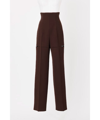 KNITTED SLIT TROUSERS