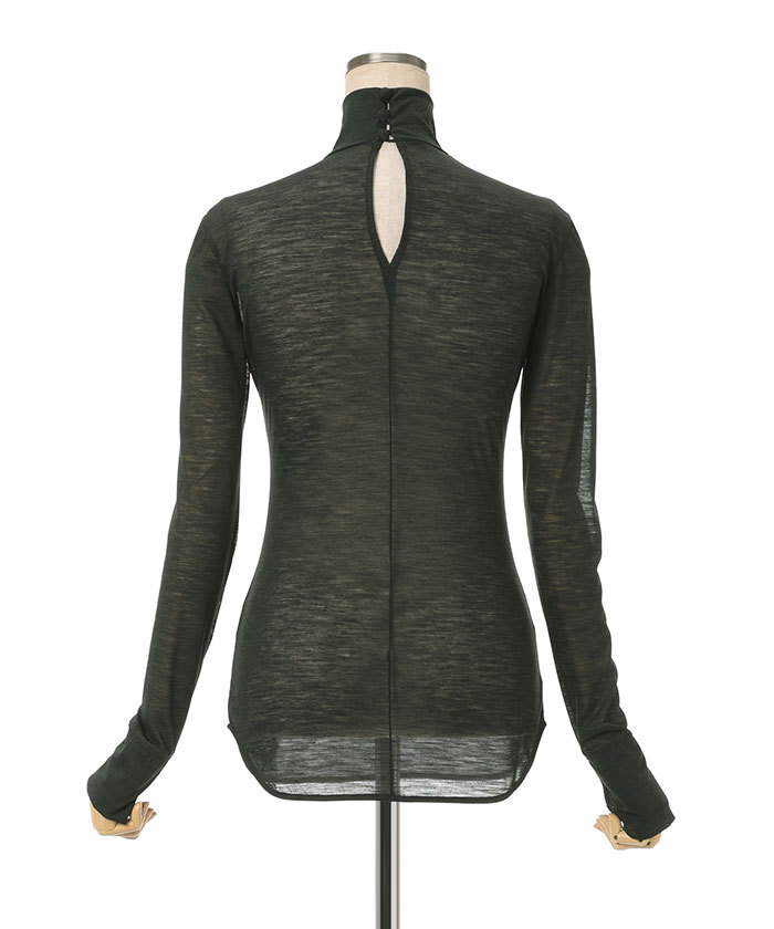 【AAKE】BUNDLE HIGH-NECK JP ELKNLMU Ninja Double Neckline Cotton Pullover Techwear