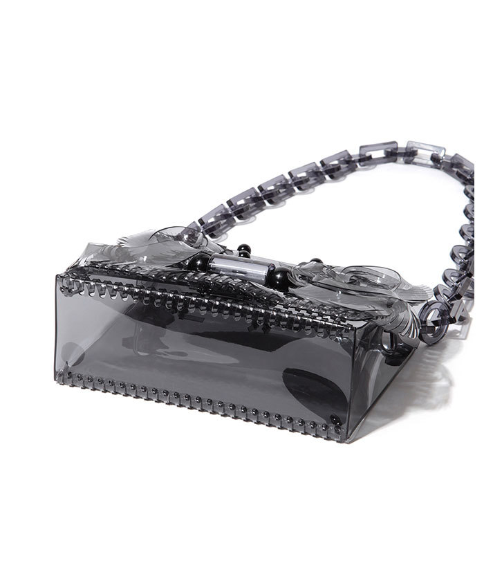 Transparent Sculptural Mini Chain Bag(F247S317)|阪急百貨店 Transparent Sculptural Mini Chain Bag(F247S317)|阪急百貨店
