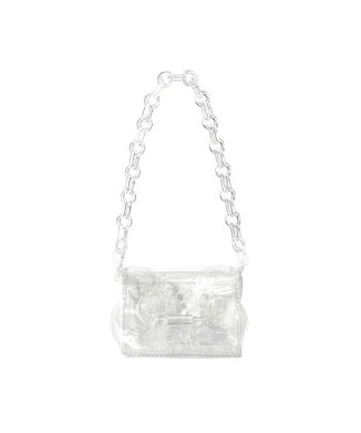 Transparent Sculptural Mini Chain Bag