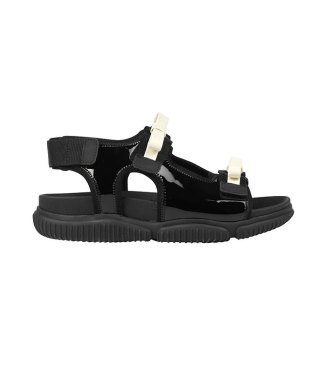 VALERIA SANDAL NEOPRENE BLACK/YELLOW