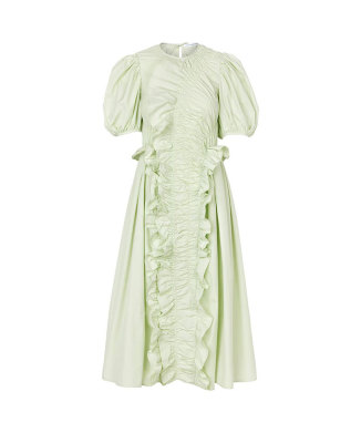 ORIELLA DRESS COTTON PISTACHIO