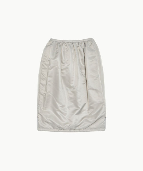 AMOMENT QUILTED REVERSIBLE PADDED SKIRT LIGHT GREY 0 AMOMENT QUILTED REVERSIBLE PADDED SKIRT LIGHT GREY 0