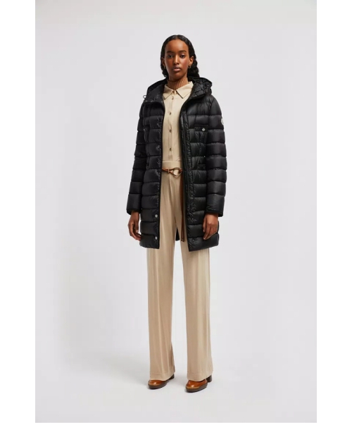 MONCLER Hirma ロング ダウンジャケット ブラック 1 MONCLER Hirma ロング ダウンジャケット ブラック 1