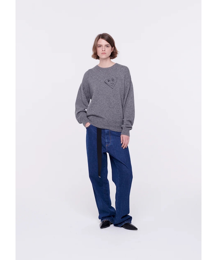 ワイドレッグブラックベルティッドジーンズ(F249K022)|阪急 ワイドレッグブラックベルティッドジーンズ(F249K022)|阪急