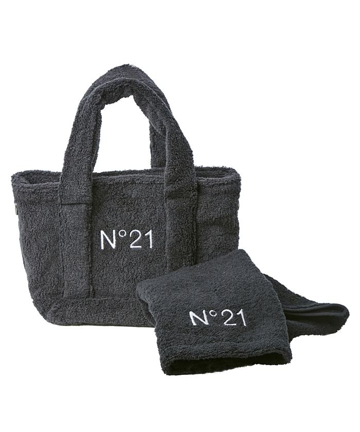 GARAGE VENTUNO】N21 × 育てるタオル バッグ&タオル(F24DA006 GARAGE VENTUNO】N21 × 育てるタオル バッグ&タオル(F24DA006