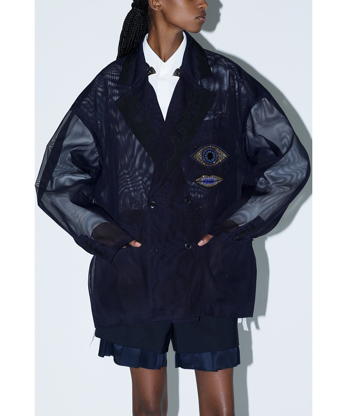 TOGA PULLA】Embroidery western mesh jacket(F24DA014)｜阪急