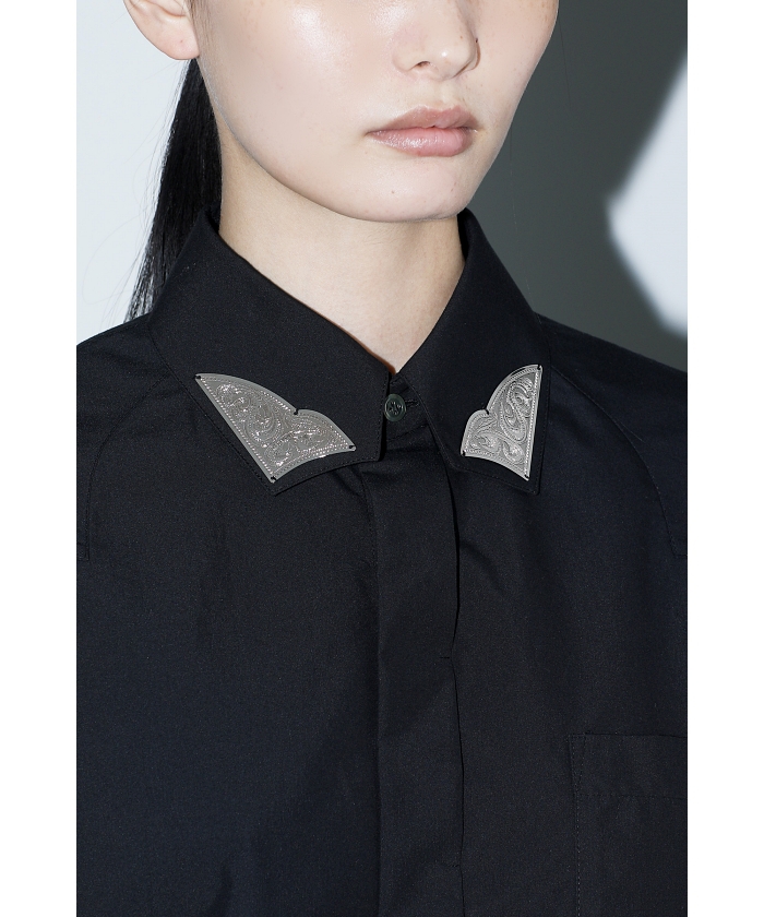 入荷now 口コミ TOGA PULLA】Metal collar shirt(F24DA015)｜阪急百貨店公式通販 トップス