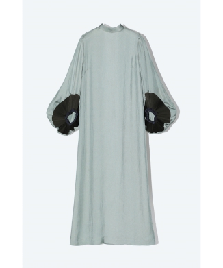 【TOGA PULLA】Acetate twill pleats dress