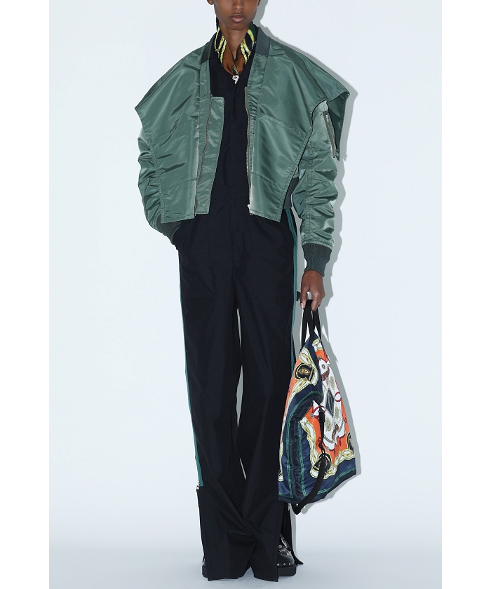 TOGA PULLA】Nylon twill blouson(F24DA021)|阪急百貨店公式 TOGA PULLA】Nylon twill blouson(F24DA021)|阪急百貨店公式