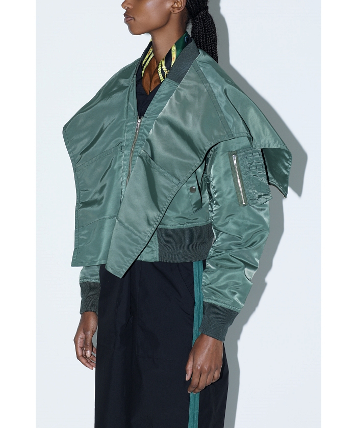TOGA PULLA】Nylon twill blouson(F24DA021)|阪急百貨店公式 TOGA PULLA】Nylon twill blouson(F24DA021)|阪急百貨店公式
