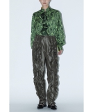 【TOGA PULLA】Memory taffeta pants