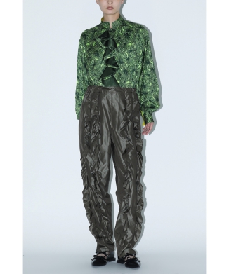 【TOGA PULLA】Memory taffeta pants