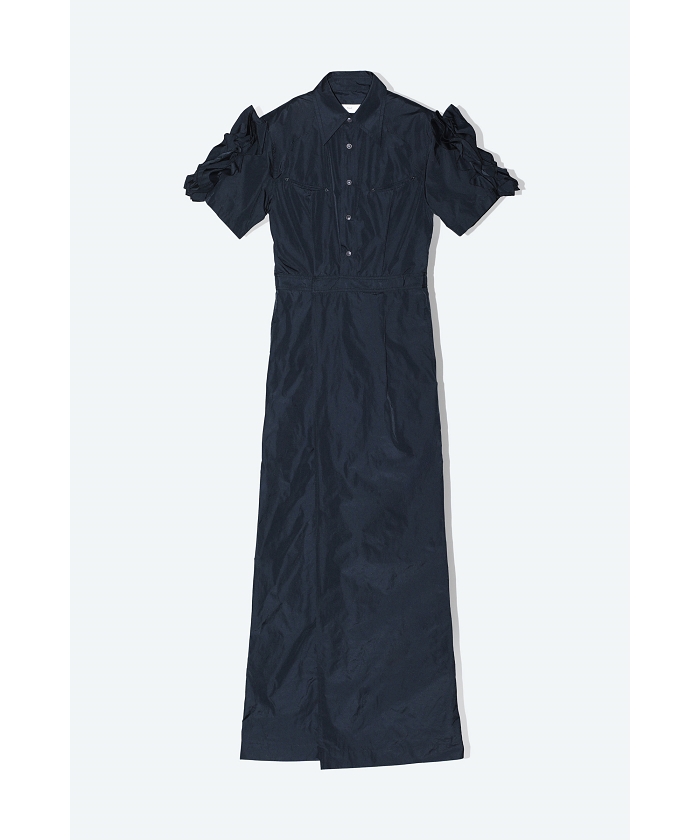 ■TOGA■大人気 メモリータフタS/Sワンピース 国内発送 すぐ届く TOGA PULLA】Memory taffeta S/S dress(F24DA027)｜阪急百貨店