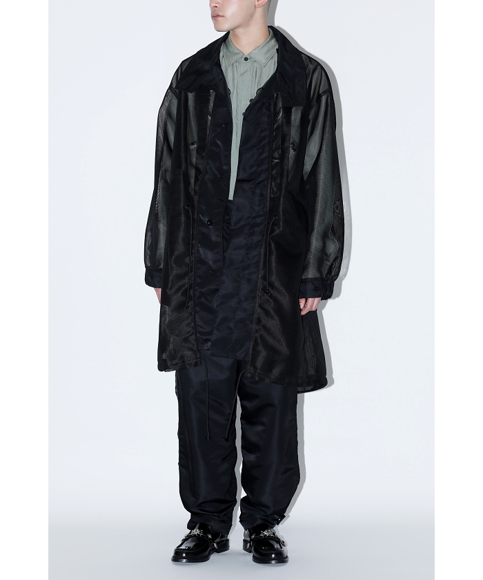 TOGA VIRILIS】Nylon twill coat(F24DA037)|阪急百貨店公式通販 TOGA VIRILIS】Nylon twill coat(F24DA037)|阪急百貨店公式通販