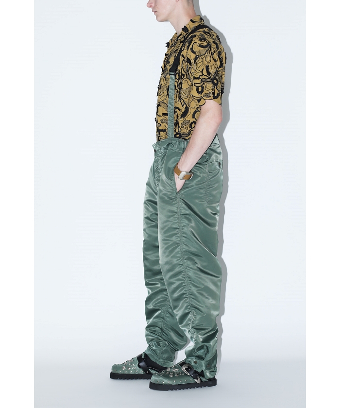 TOGA VIRILIS】Nylon twill suspender pants(F24DA039)|阪急 TOGA VIRILIS】Nylon twill suspender pants(F24DA039)|阪急
