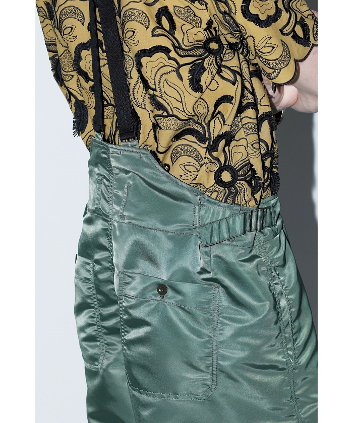 TOGA VIRILIS】Nylon twill suspender pants(F24DA039)|阪急 TOGA VIRILIS】Nylon twill suspender pants(F24DA039)|阪急