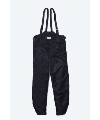 【TOGA VIRILIS】Nylon twill suspender pants