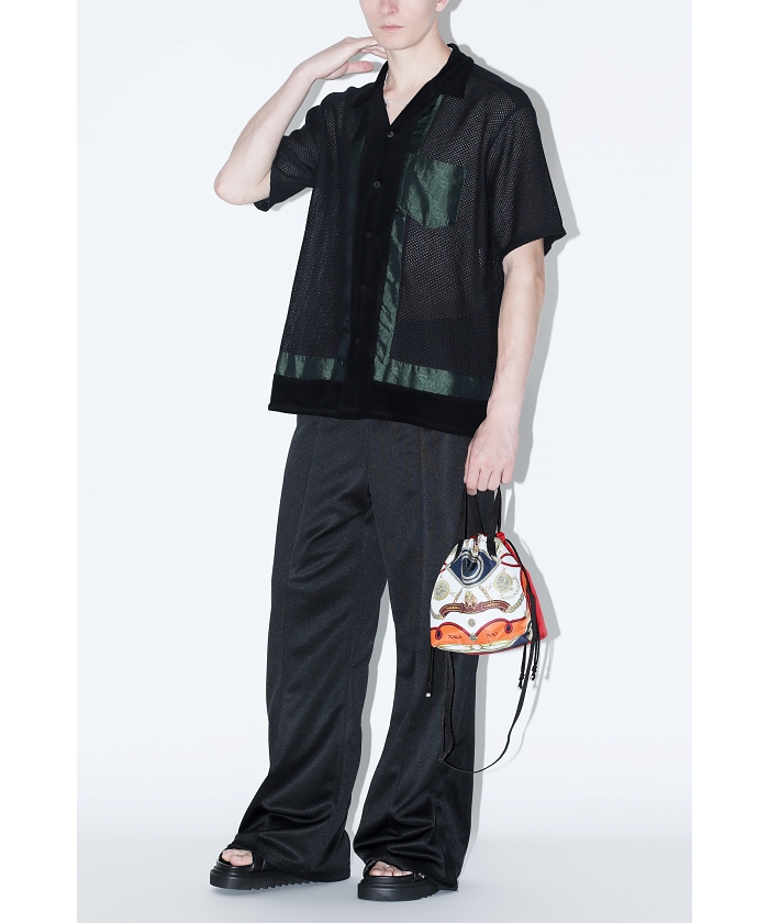 TOGA VIRILIS】Raschel mesh shirt S/S(F24DA042)|阪急百貨店 TOGA VIRILIS】Raschel mesh shirt S/S(F24DA042)|阪急百貨店