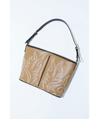 【TOGA TOO】Western shoulder bag half