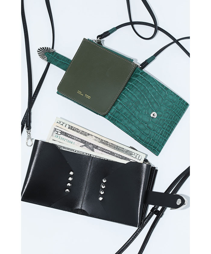 TOGA TOO】Leather shoulder wallet(F24DA091)|阪急百貨店公式 TOGA TOO】Leather shoulder wallet(F24DA091)|阪急百貨店公式
