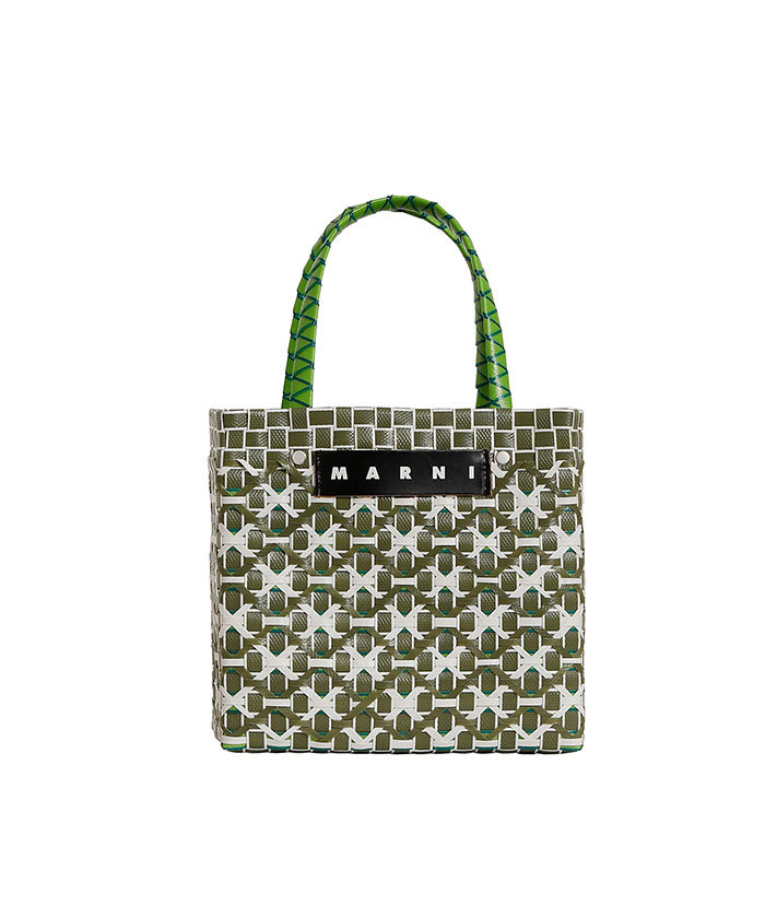 MARNI ダイヤモンドパターン かごバッグ MARNI ダイヤモンドパターン かごバッグ（軽やかに、華やぐ