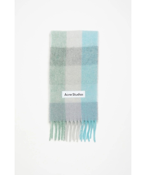 モヘヤブレンドチェックスカーフ(F24NA010)｜阪急百貨店公式通販サイト