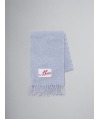 アルパカ混ロングマフラー