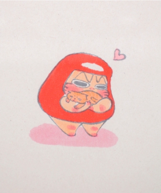 やちこだるま原画08ネコ