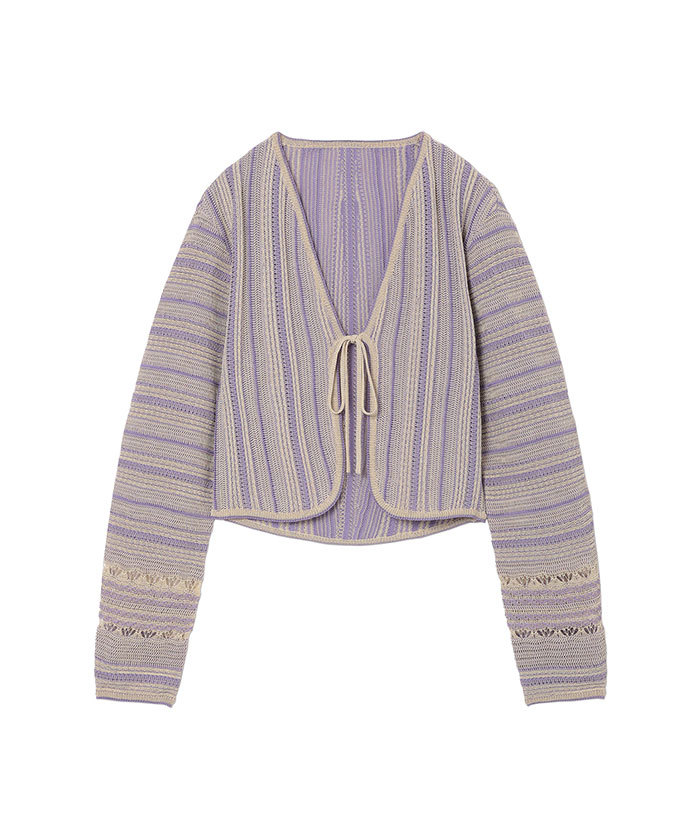 Drop Jacquard Knitted Cardigan(F251S035)｜阪急百貨店公式通販サイト