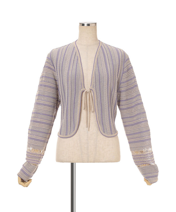 センソユニコ　カーディ Drop Jacquard Knitted Cardigan(F251S035)｜阪急百貨店公式通販サイト