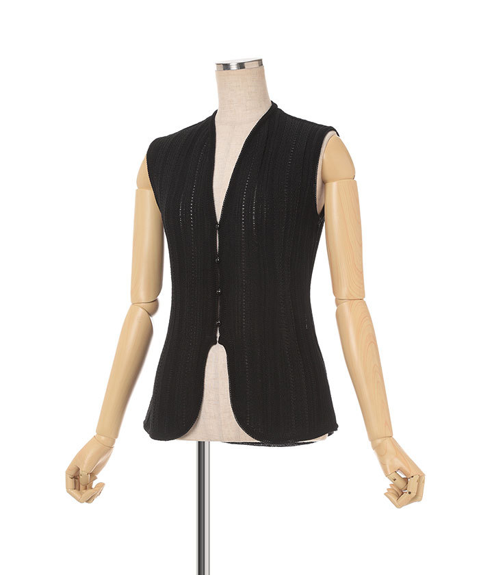 Drop Jacquard Knitted Vest(F251S036)｜阪急百貨店公式通販サイト