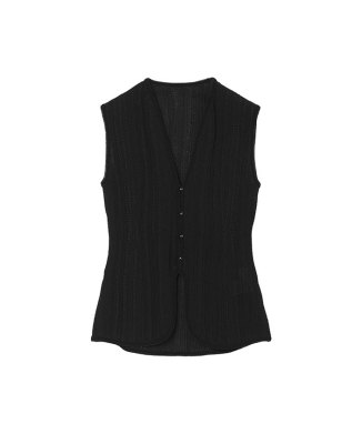 Drop Jacquard Knitted Vest