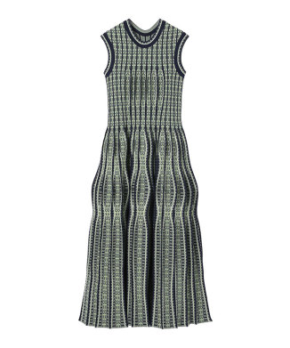 Lantern Knitted Volume Dress