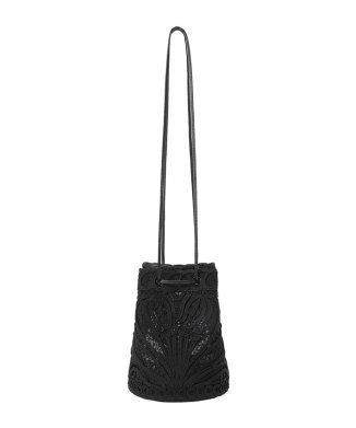 Cording Embroidery Bucket Bag