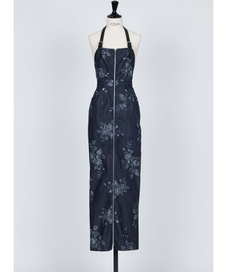 ROSE DENIM DRESS