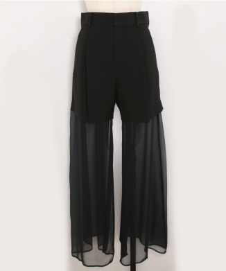 OXFORD LAYERED PANTS
