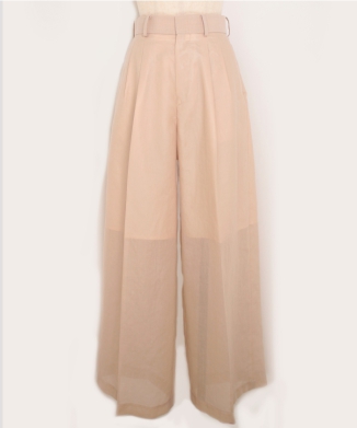 VOILE WIDE LEG PANTS