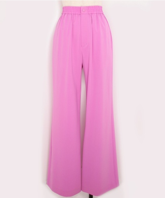 STRETCH WIDE LEG PANTS