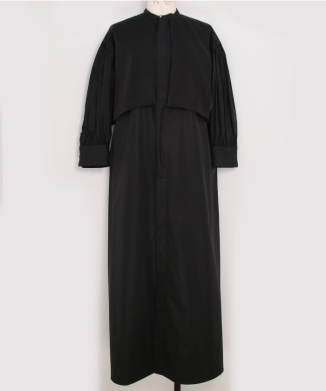 COTTON BALLOON SLEEVE DRESS