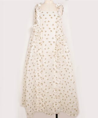 ALGA DRESS KADO FIL-COUPE CLEAR / OLIVE